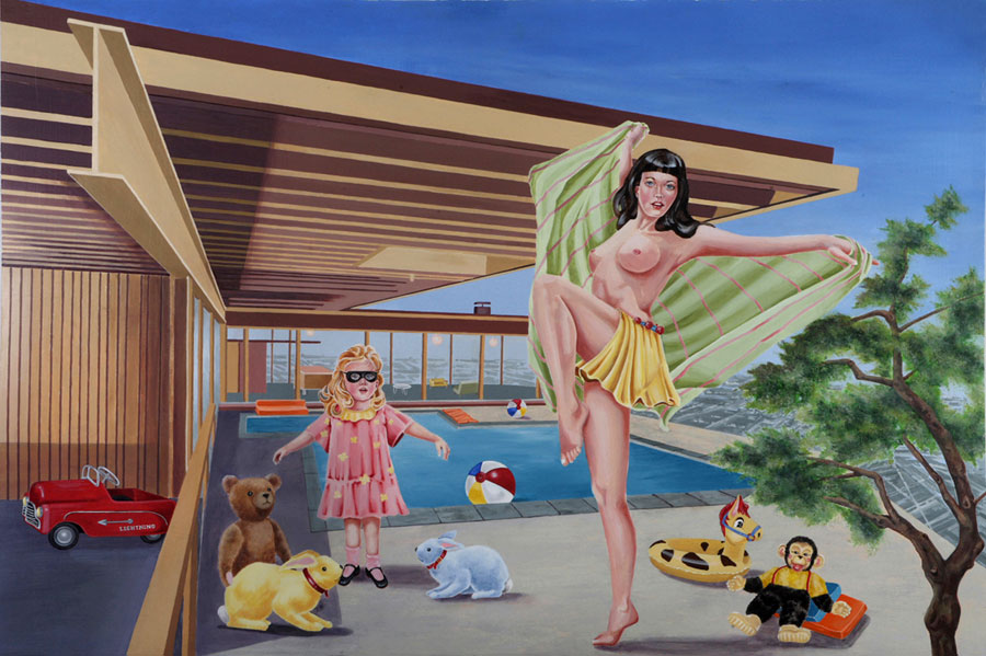 Future Perfect
Acrylic on gessoed paper mounted on sintra, 40