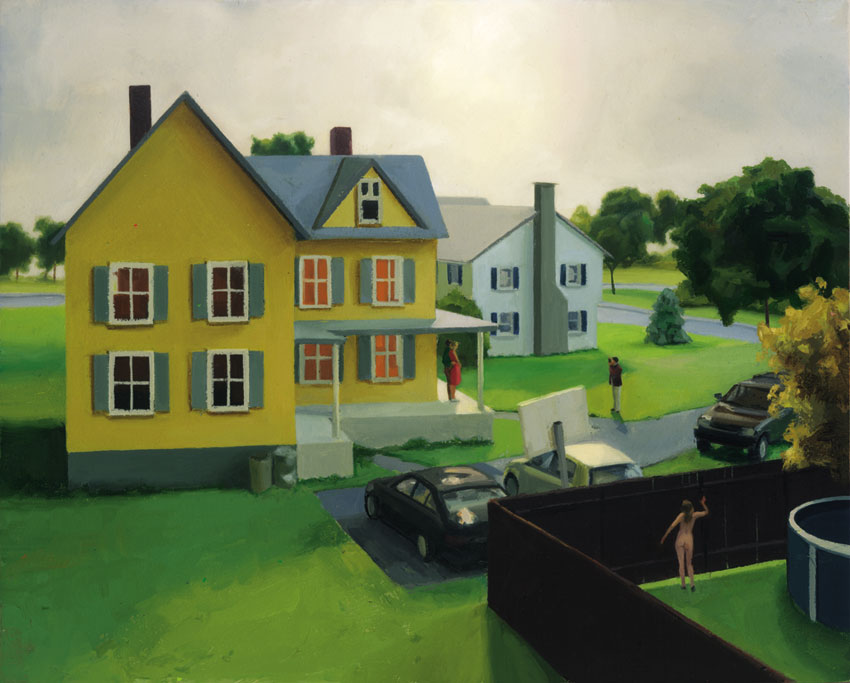 Exposure, oil on panel, 8 x 10, 2006