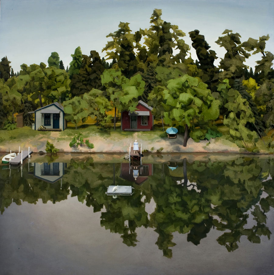 Paula, oil on panel, 18 x 18