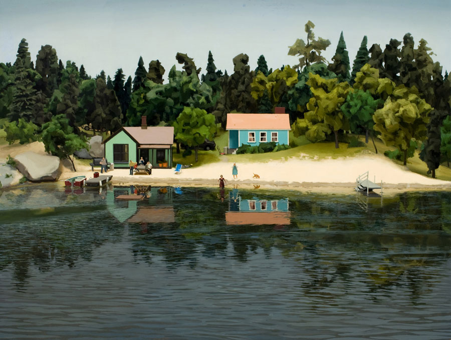 Search Party, oil on panel, 18 x 24