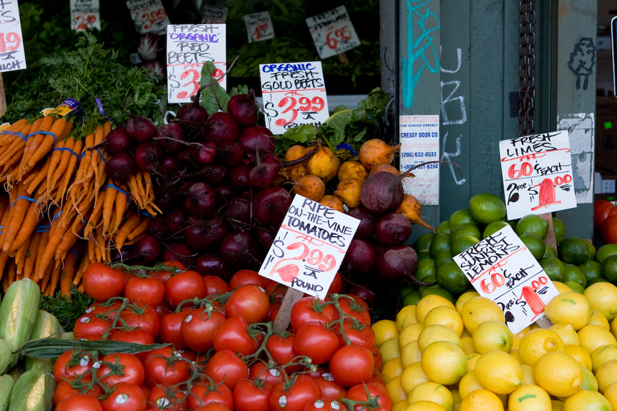 <b>Pike Place Market</b><br /><br />
Location: <a href=