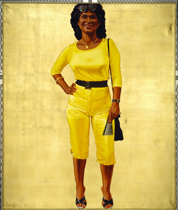 Icon for Fifi
Oil and combination leaf on linen canvas
60 1/4 x 50 1/4 inches
1982