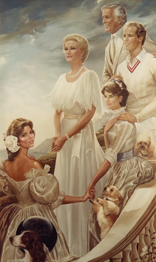 H.S.H. Princess Grace and Her Family
Monaco Palace Collection, 1981
Oil on canvas