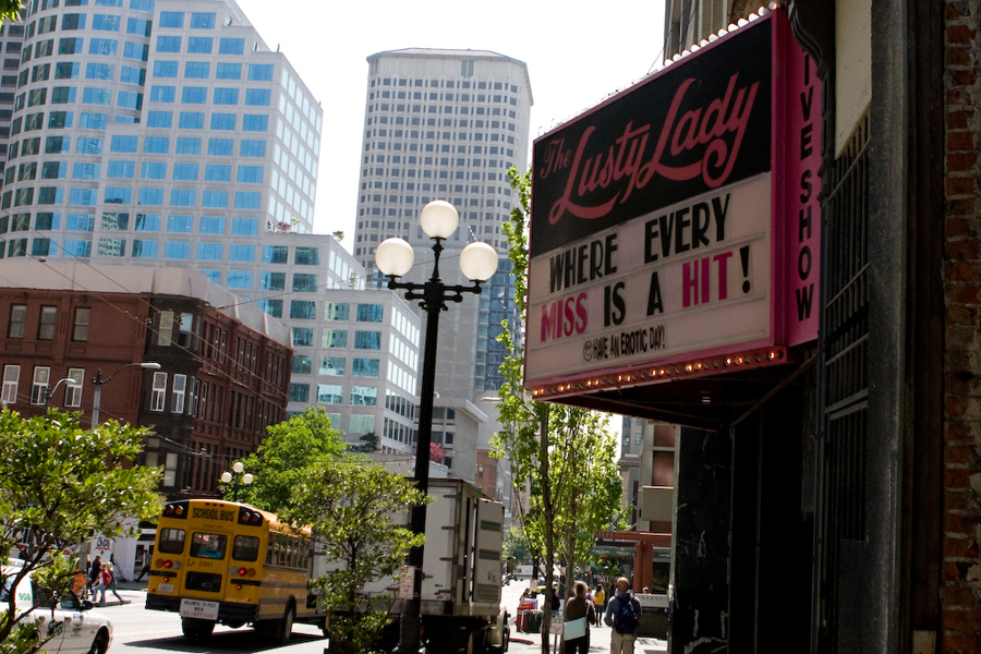 <b>The Lusty Lady</b><br /><br />
Location: <a href=