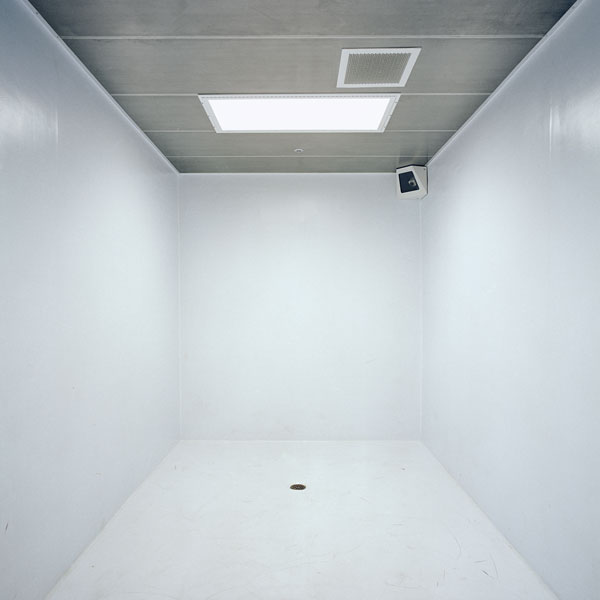 Isolation room (“rubber room???), U.S. Customs and Border Protection, San Ysidro, California