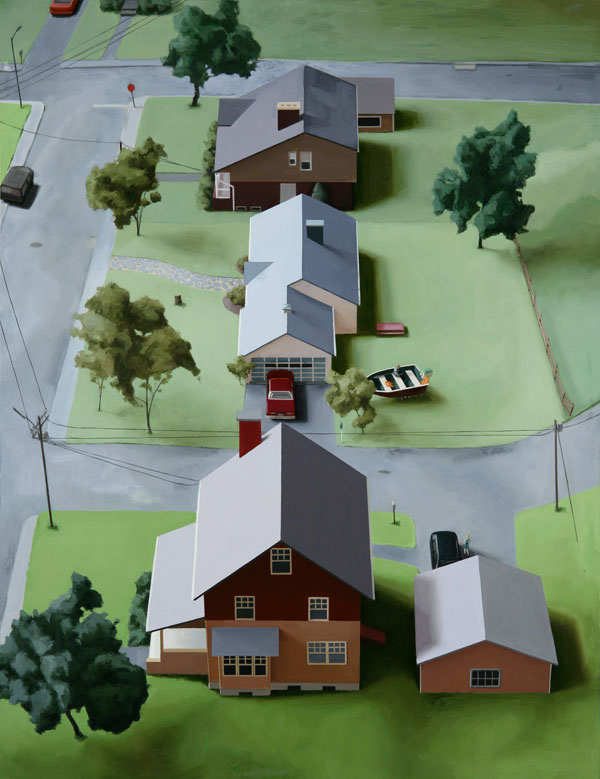 Salute to Water Bodies, oil on panel, 20 x 26, 2006