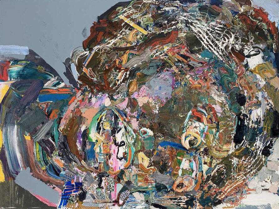 Hypnotized, 2011, acrylic and oil on canvas