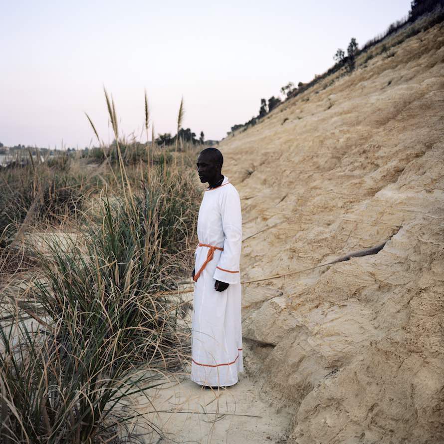 Mike Dwjela, After His Evening Prayer, Boysens, Johannesburg, 2010