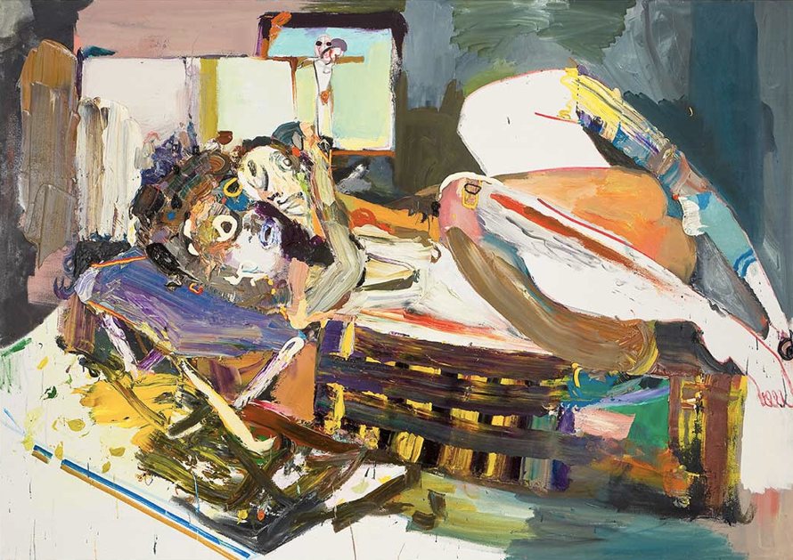 Preacher, 2010, acrylic and oil on canvas