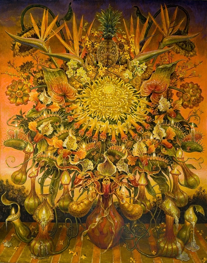 Still Life Variation, Choleric 2009-10
Acrylic on Linen
67.75 x 55.5 inches