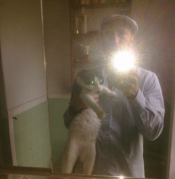 Ames's landlord's cat