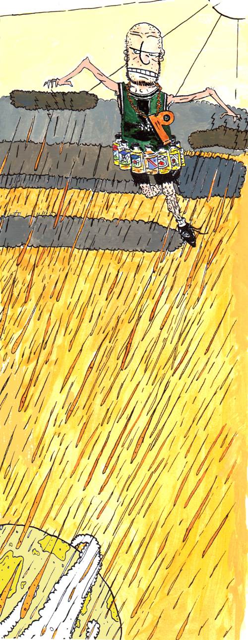 Yarim metrli qora tanli odam