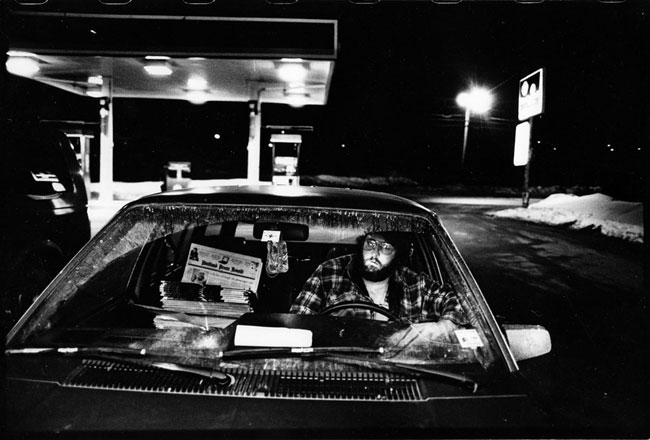 USA, Maine, Kingsfield 2001, The paper round