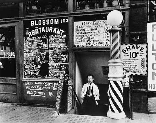 Blossom Restaurant, 103 Bowery, 1935
