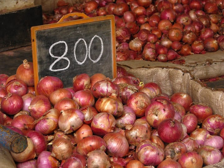 Having to Do With the Price of Onions